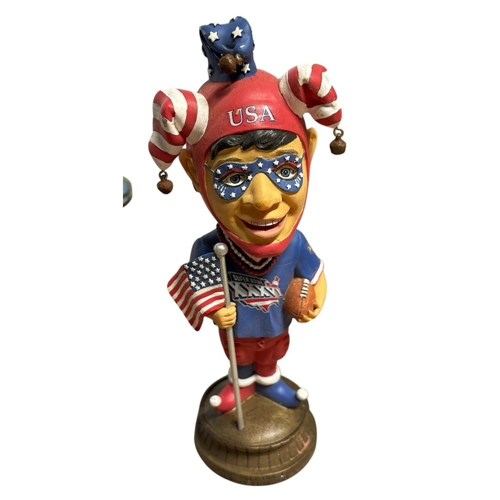 Super Bowl XXXVI Stripes Bobblehead Limited Edition NFL Collectible